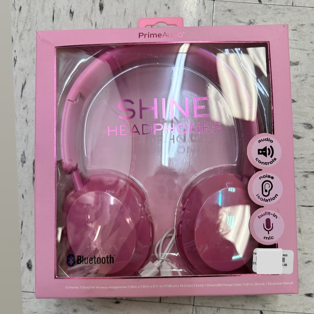 PrimeAudio Pink Shine Headphones